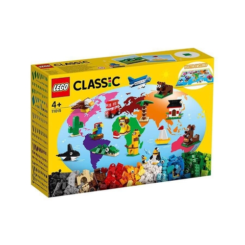 LEGO Classic 11015 Vòng quanh thế giới (950 chi tiết)