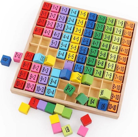 Đồ chơi bảng xếp gỗ học đếm