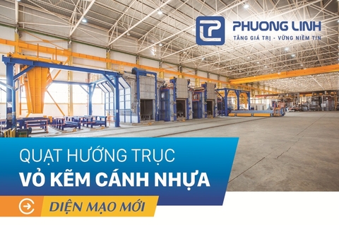 Quạt vỏ kẽm cánh nhựa - Diện mạo mới mang lại tính năng vượt trội