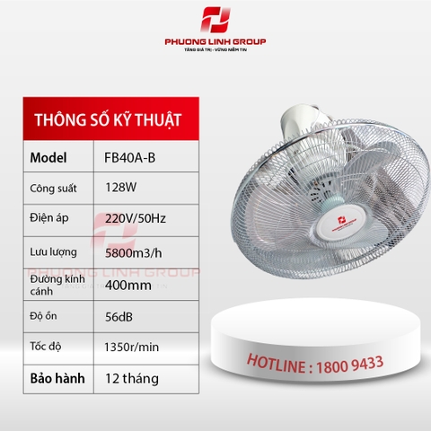 Quạt đảo trần công suất lớn FB40A-B