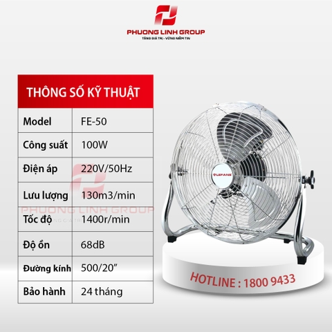 Quạt quỳ công nghiệp 100W FE-50