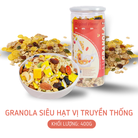 Granola ăn kiêng- vị truyền thống