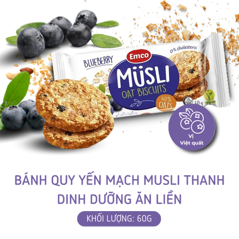 Bánh quy Emco vị việt quất