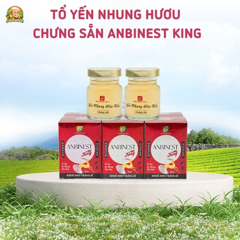 Tổ Yến Nhung Hươu Chưng Sẵn Anbinest King (Hũ 70ml)