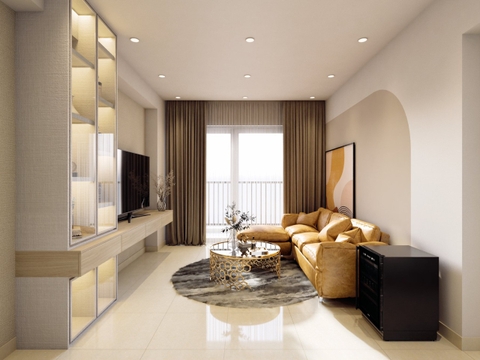 Thiết kế và thi công nội thất căn hộ chung cư Rich Star 1