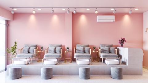 Thiết kế nội thất và thi công hoàn hiện cải tạo SPA  J’AIME LA BEAUTY