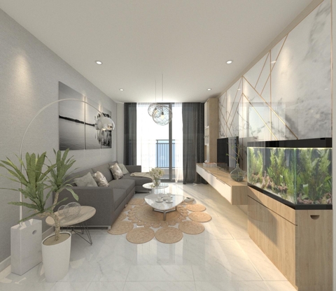 Thiết kế nội thất căn hộ mẫu 2