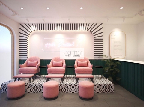 Thiết kế nội thất và thi công hoàn hiện cải tạo Spa Holy Holy