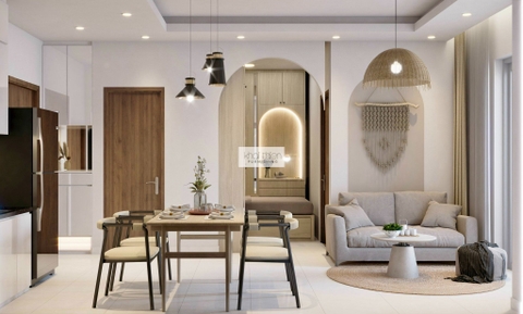 Thiết kế nội thất căn hộ mẫu 6