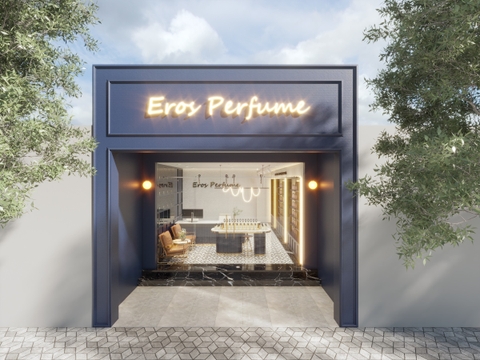 Thiết Kế và Thi Công Nội Thất Shop Nước Hoa EROS PARFUM