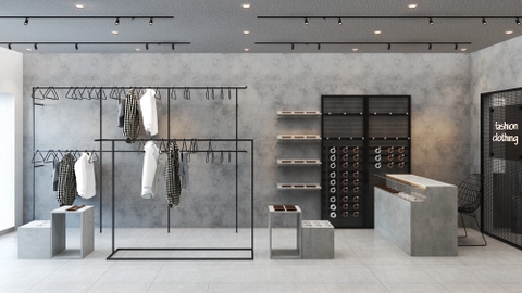 Thiết kế và Thi Công Nội Thất Shop Thời Trang PONZ