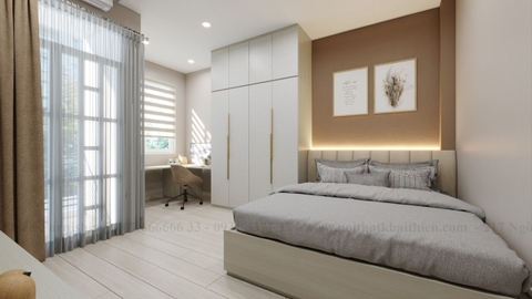 Thi công cải tạo và hoàn thiện nội thất Phòng Ngủ nhà Phố CMT8