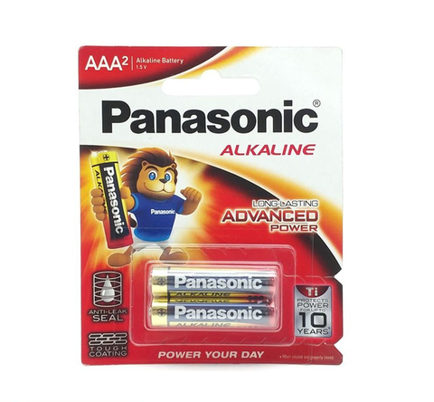 Pin đũa AAA Panasonic Alkaline LR03T/2BPKV ( LR03T/2B-V) 2 viên = 1 vỉ