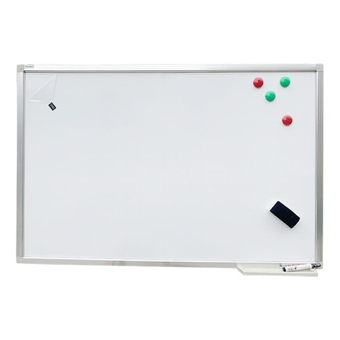 Bảng từ trắng Hàn Quốc, khung nhôm ( 80x120cm )