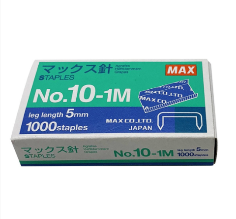 Đinh ghim số 10 Max NO.10-1M, 20 hộp nhỏ = 1 hộp lớn