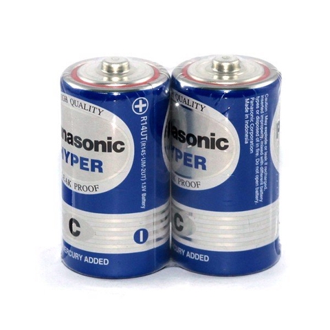 Pin Trung C Panasonic R14UT/2S Chính Hãng 1 Vỉ 2 Viên