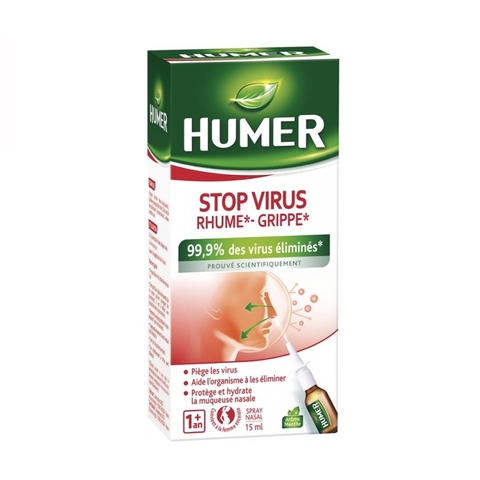 Dung dịch xịt mũi ngăn virut Humer Stop Virus Nasal Spray 15ml