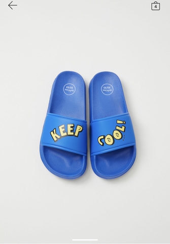 SLOGAN POOL SANDALS