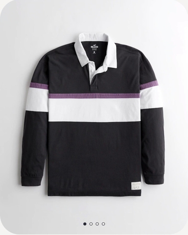 Áo thun nam Hollister Oversized Rugby Polo
