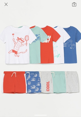 WEEKLY PACK OF 10 GARMENTS (3MONTHS - 4YEARS)