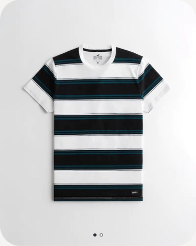 Áo thun nam Hollister Striped Crewneck T-Shirt