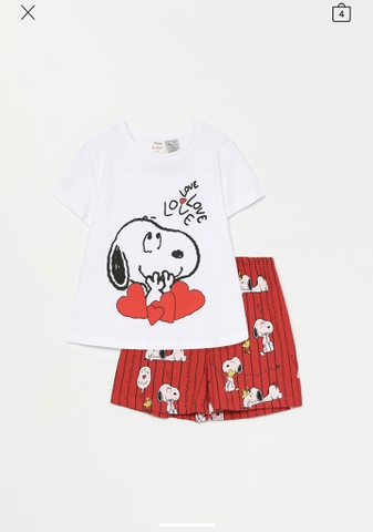 SNOOPY PEANUTS SHORT PYJAMAS