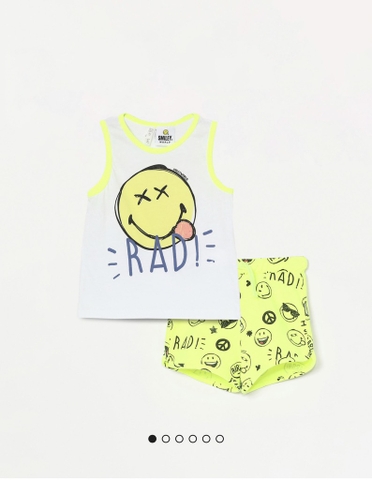 SMILEYWORLD® TOP AND BERMUDA SHORTS SET