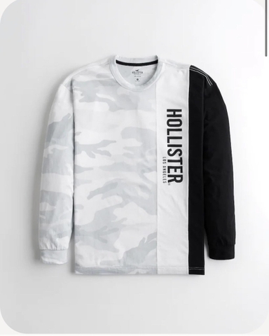 Áo thun nam Hollister Oversized Logo Graphic Tee
