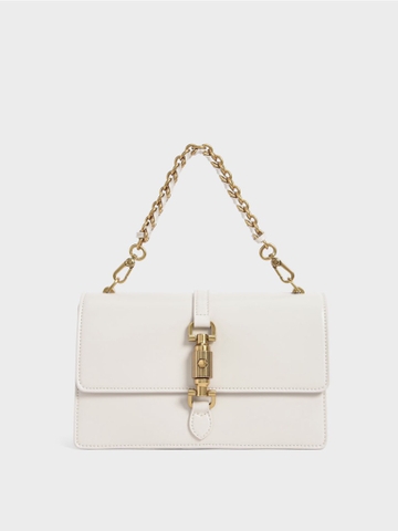 Single Chain Handle Shoulder Bag