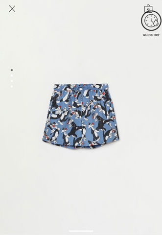 SILVESTER LOONEY TUNES © &™ WARNER BROS PRINT SWIMMING TRUNKS