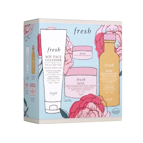 Rose Deep Hydration Skincare Gift Set