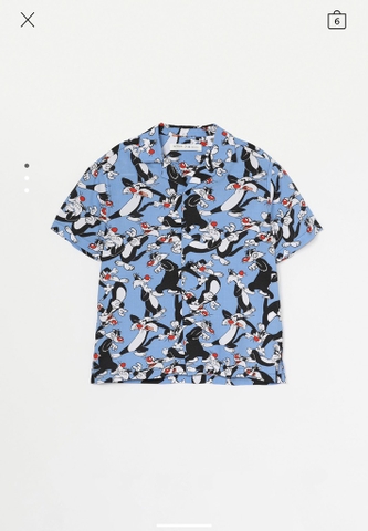 SILVESTER LOONEY TUNES © &™ WARNER BROS PRINT SHIRT