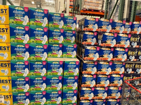 Băng vệ sinh ALWAYS Ultra Thin (siêu mỏng, thấm hút tốt, kháng khuẩn khử mùi cực đỉnh) - Hàng nhập Mỹ
