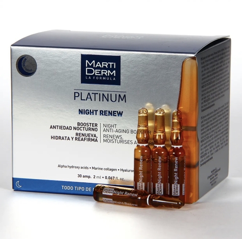 Martiderm Night Renew Platinum 30 Ampoules