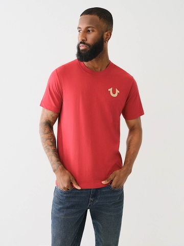 [ TRUE RELIGION ] CUTOUT BUDDHA LOGO TEE