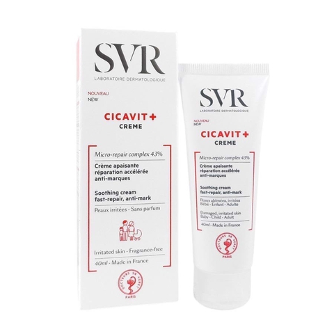 Kem dưỡng và làm dịu da dành cho da nứt nẻ, mẫn đỏ SVR CICAVIT+ Crème 40ml