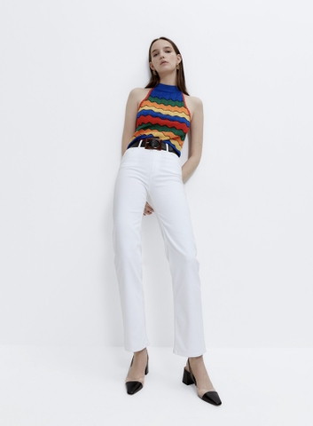 VINYL SLINGBACK SHOES WITH LEATHER TOECAP