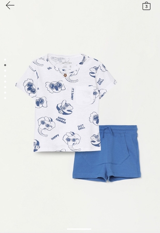 2-PIECE T-SHIRT AND BERMUDA SHORTS SET