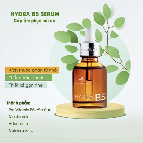 Serum cấp ẩm GoodnDoc Hydra B5 Serum