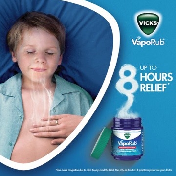Dầu bôi ấm ngực giảm ho Vick VapoRub Vaporizing Ointment