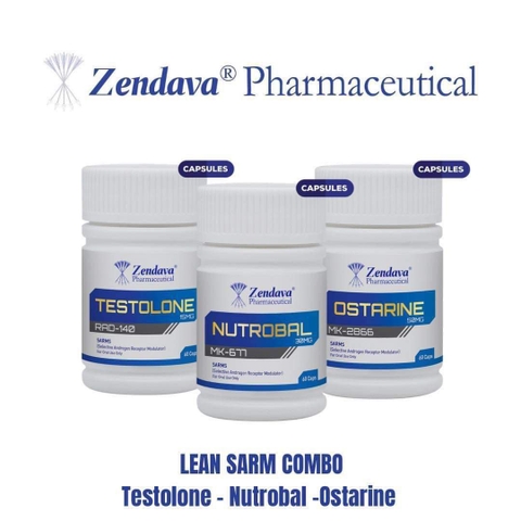COMBO LEAN SAR.M: 1 TESTOLONE + 1 MK677 + 1 OSTARINE