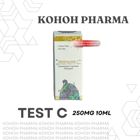 TEST C (Testosterone Cypionate) 250mg/ml - Kohoh