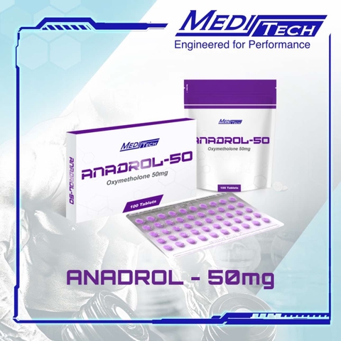 ANADROL MEDITECH - 50mg x 100tabs