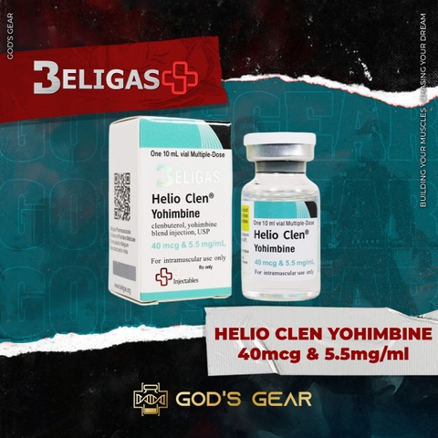 Clen Yohimbine Beligas - 10ml (40mcg & 5.5mg/ml)