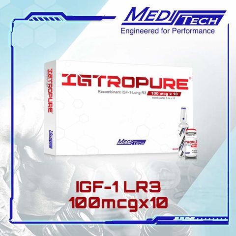 IGTROPURE (Recombinant IGF 1 Long-R3 100mcgx10) HGH - Meditech