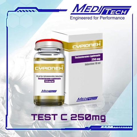 Test C (Testosterone Cypionate 250mg - Injection 10ml) - Meditech