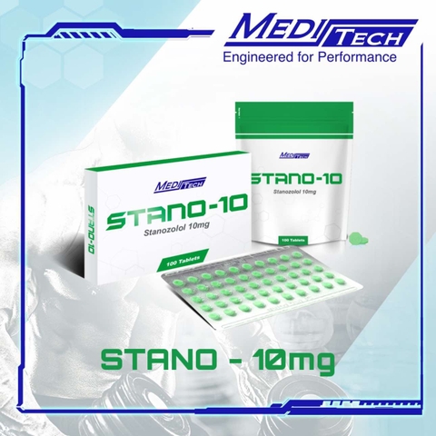 STANO 10 (Stanozolol 10mg/vỉ - 100 vỉ) - Meditech