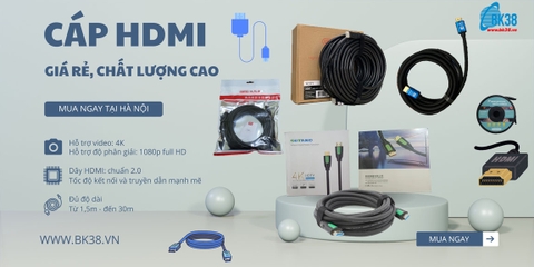 Mua cáp HDMI chất lượng tốt, giá rẻ, cho hình ảnh chất lượng 4K