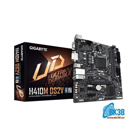 Mainboard Gigabyte H410M-DS2V (Intel H410, Socket 1200, m-ATX, 2 khe Ram DDR4)