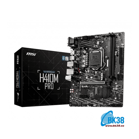 Mainboard MSI H410M PRO (Intel H410, Socket 1200, m-ATX, 2 khe RAM DDR4)